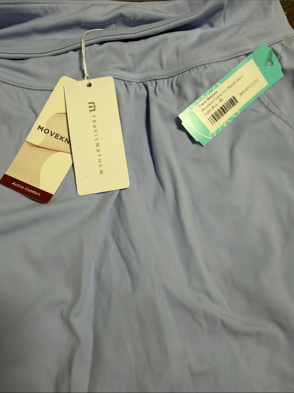 Moveknit Game Set Match Skort Light Blue - XS